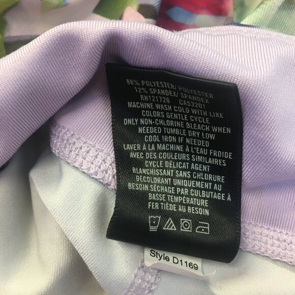 Live Love Dream Pretty Floral Capri Pants Womens Size XS Stretch Exercise Yoga - Picture 14 of 15